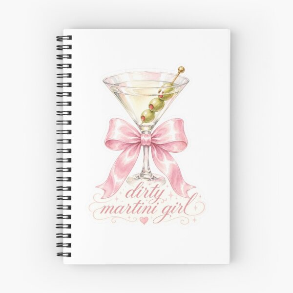 Item preview, Dirty Martini Girl Pink Bow Coquette Sticker designed and sold by CoquetteBySofia.