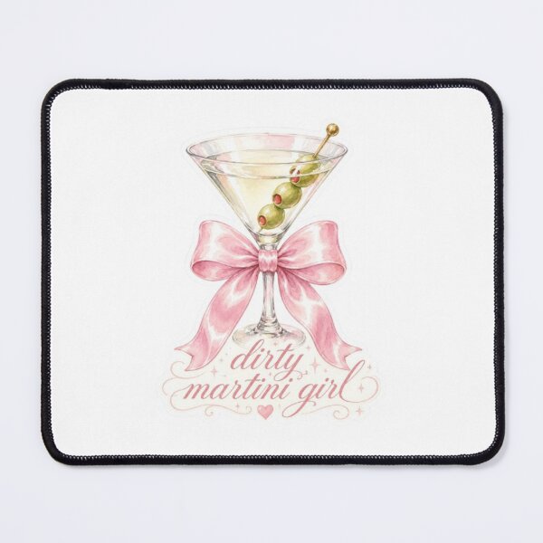 Item preview, Dirty Martini Girl Pink Bow Coquette Sticker designed and sold by CoquetteBySofia.