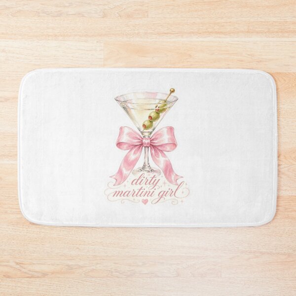 Artikelvorschau, Dirty Martini Girl Pink Bow Coquette Sticker entworfen und verkauft von CoquetteBySofia.