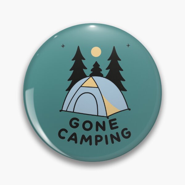 Item preview, Gone Camping Retro Tent Night Forest Funny Camping Lover designed and sold by bosamji.