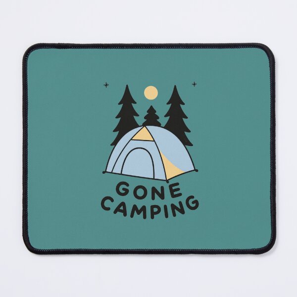 Item preview, Gone Camping Retro Tent Night Forest Funny Camping Lover designed and sold by bosamji.