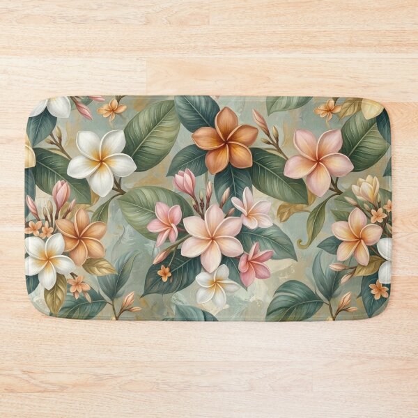 Item preview, Hawaiian Plumerias Abstract Pattern designed and sold by Eclectic Monkey.