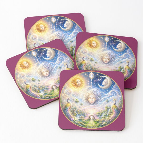 Item preview, Celestial Harmony – Sun, Moon and the Garden of Dreams designed and sold by sunbowjp stadio.