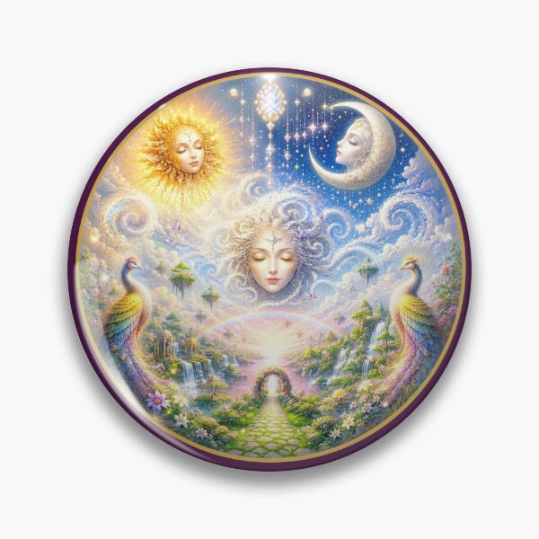 Item preview, Celestial Harmony – Sun, Moon and the Garden of Dreams designed and sold by sunbowjp stadio.
