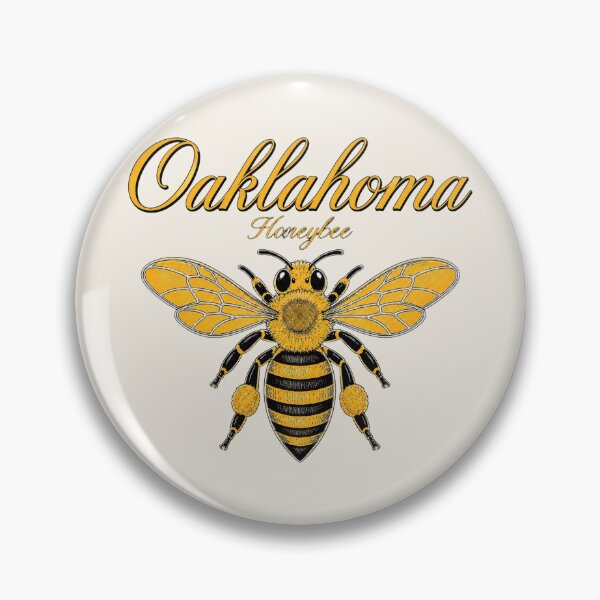 Item preview, Oklahoma Honeybee State Insect Poster designed and sold by The-Drip-Studio.
