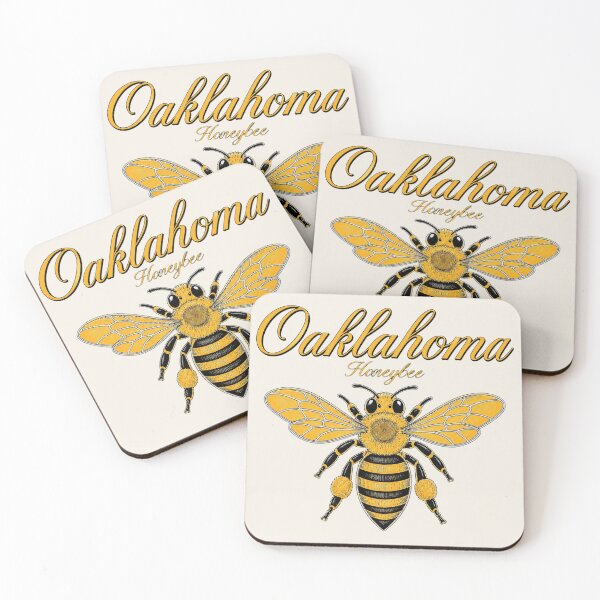 Item preview, Oklahoma Honeybee State Insect Poster designed and sold by The-Drip-Studio.