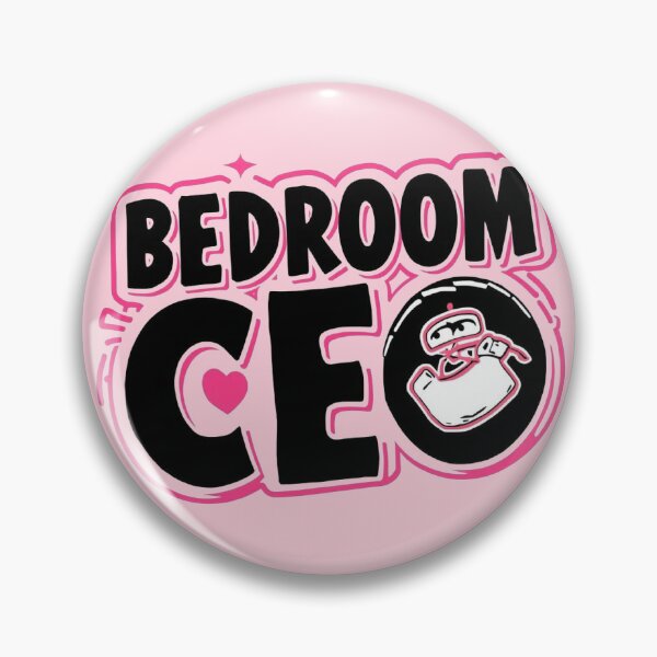 Item preview, Bedroom CEO Funny Work From Home Introvert Boss Pink Aesthetic designed and sold by ConfuseLab Alt.