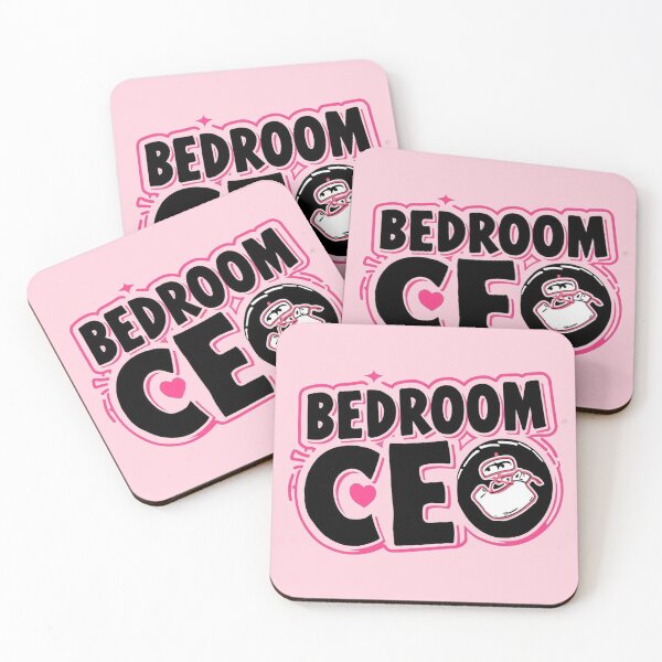 Item preview, Bedroom CEO Funny Work From Home Introvert Boss Pink Aesthetic designed and sold by ConfuseLab Alt.