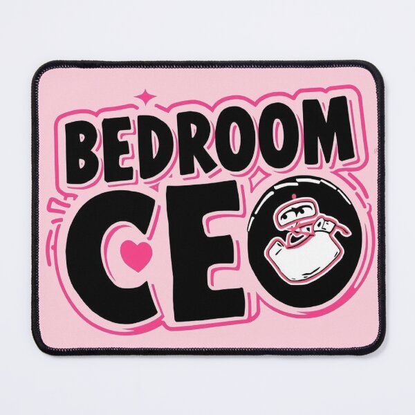 Item preview, Bedroom CEO Funny Work From Home Introvert Boss Pink Aesthetic designed and sold by ConfuseLab Alt.