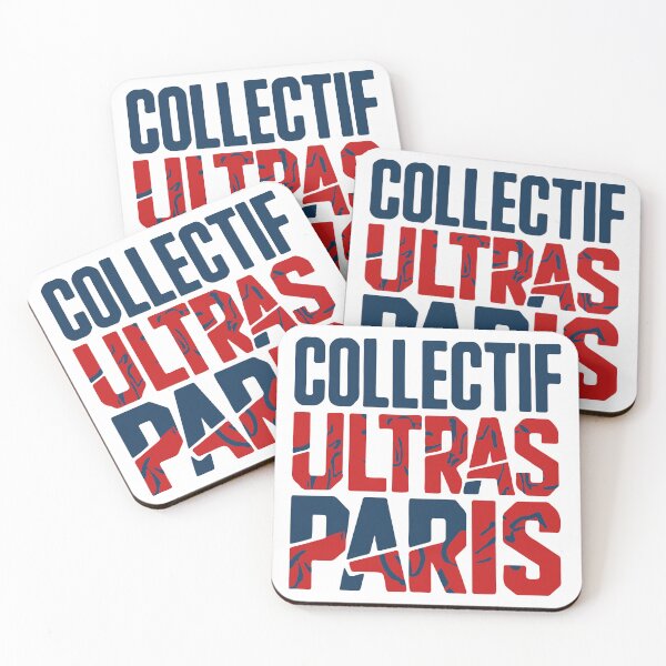 Item preview, Collectif Ultras Paris PSG Red Blue Typography Art designed and sold by qijuredazima.
