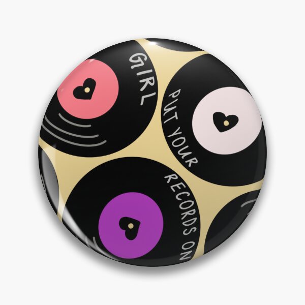 Item preview, Girl Put Your Records On vinyl print designed and sold by chloeeamartin.