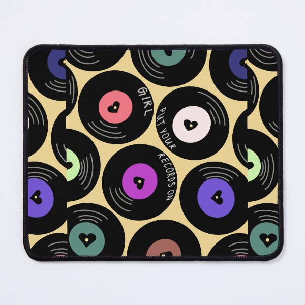 Item preview, Girl Put Your Records On vinyl print designed and sold by chloeeamartin.