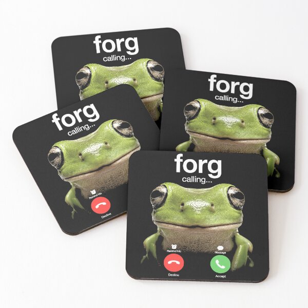 Item preview, Frog Calling Funny Frog Meme Incoming Call Aesthetic Design designed and sold by MiALopezArt.