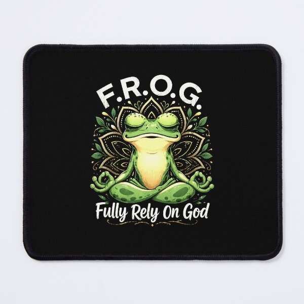 Item preview, F.R.O.G Fully Rely On God Cute Christian Frog Faith Design designed and sold by MiALopezArt.