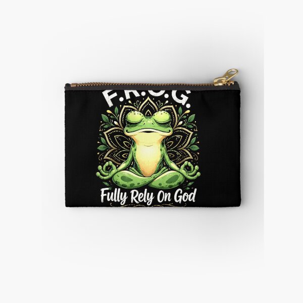 Item preview, F.R.O.G Fully Rely On God Cute Christian Frog Faith Design designed and sold by MiALopezArt.