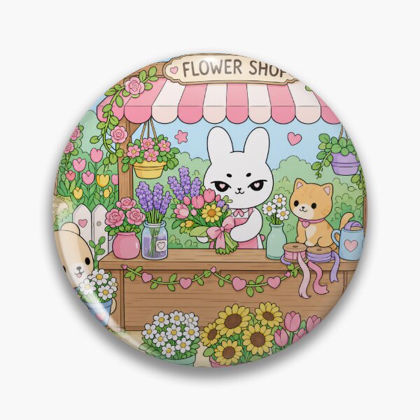 Item preview, Kokorii Land Kawaii Flower Shop designed and sold by kokoriiland.