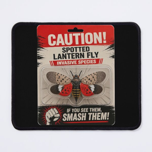 Item preview, Caution! Spotted Lantern Fly. Invasive Species. designed and sold by Birdie and Flynn.
