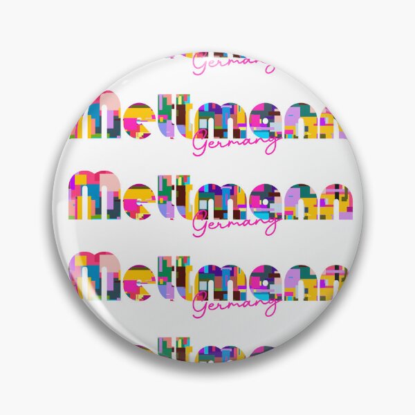 Item preview, Mettmann, Germany, Vibrant Abstract City Typography Art designed and sold by Wanderful-roads.