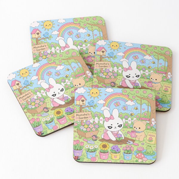 Item preview, Momoha's Garden Kawaii Bunny Friends designed and sold by kokoriiland.