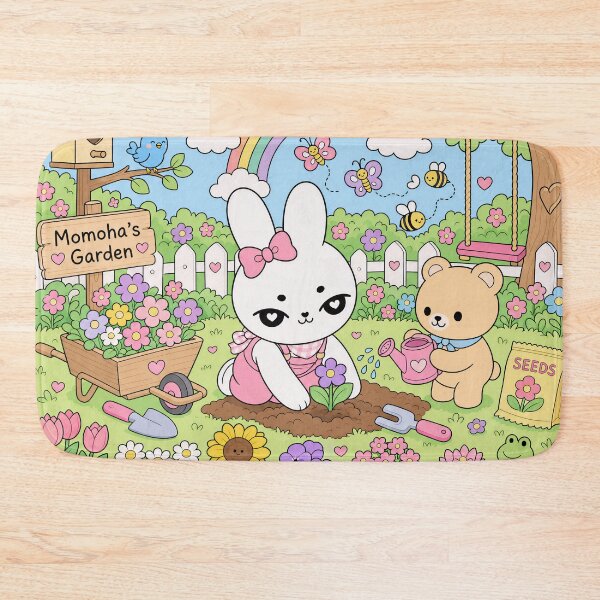 Item preview, Momoha's Garden Kawaii Bunny Friends designed and sold by kokoriiland.
