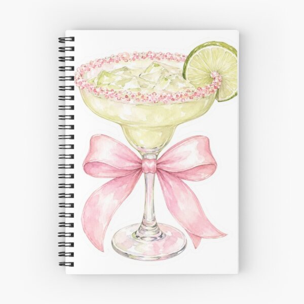 Item preview, Coquette Margarita Pink Bow Sticker designed and sold by CoquetteBySofia.