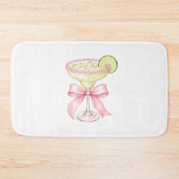 Item preview, Coquette Margarita Pink Bow Sticker designed and sold by CoquetteBySofia.