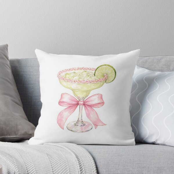 Item preview, Coquette Margarita Pink Bow Sticker designed and sold by CoquetteBySofia.