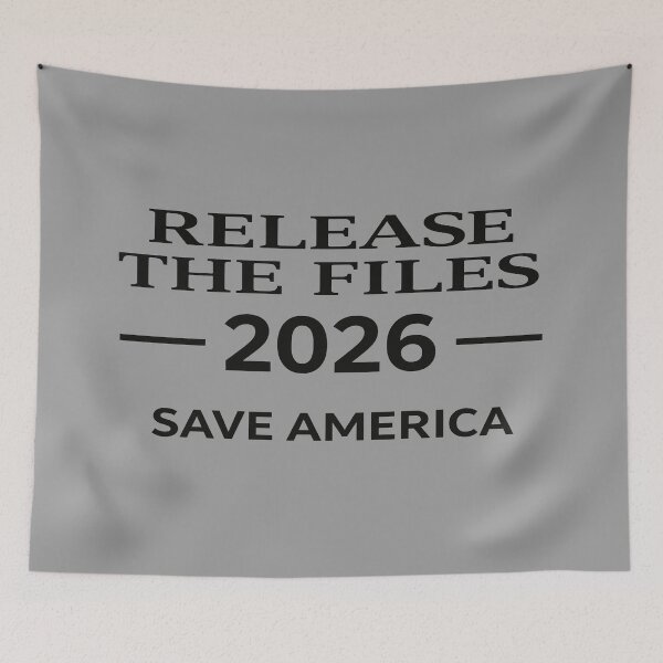 Item preview, Release The Files 2026 Save America Political Rally Parody Design designed and sold by SeriouslyArtistical.
