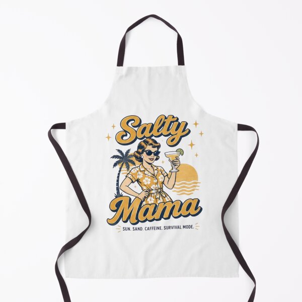 Item preview, Salty Mama Sticker | Beach Mom Sticker | Summer Vibes designed and sold by CoffeeNChaosConcepts.