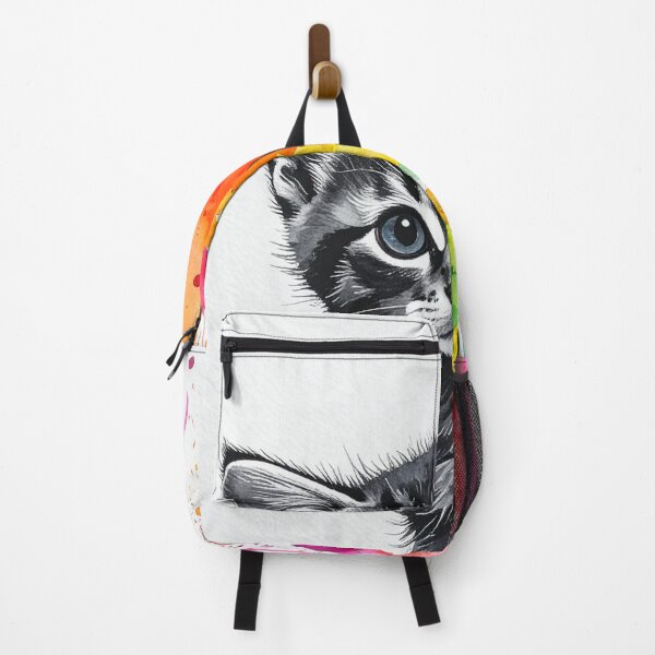 Item preview, Colorful Watercolor Splash Cute Kitten Artwork designed and sold by Kavin786.