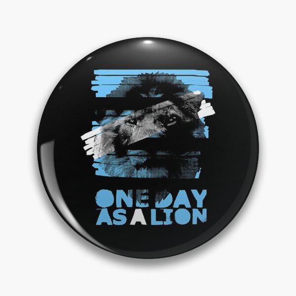 Item preview, One Day As A Lion Zack De La Rocha Blue Halftone Art designed and sold by qijuredazima.