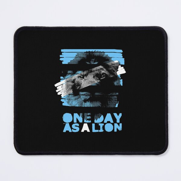 Item preview, One Day As A Lion Zack De La Rocha Blue Halftone Art designed and sold by qijuredazima.