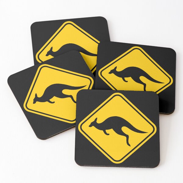Item preview, Kangaroo Warning Sign designed and sold by reqinazasmine.