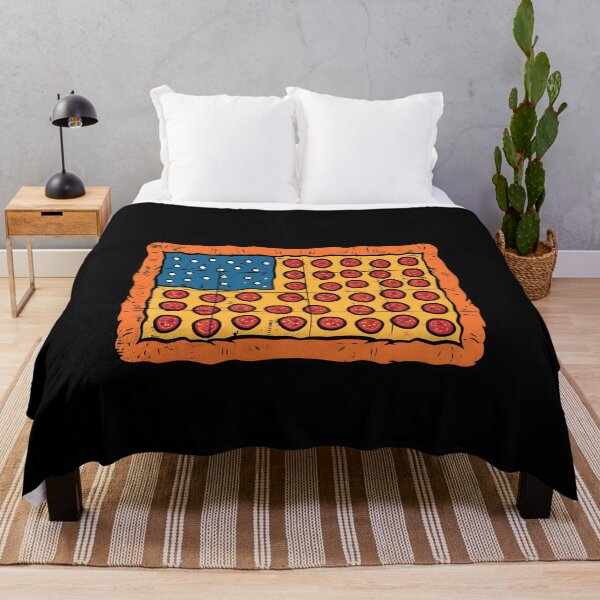 Item preview, Pizza Flag Distressed American Food designed and sold by ZA3ZA3FIRE.