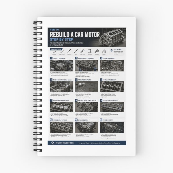 Item preview, How to rebuild a car motor  designed and sold by Roxburylane.