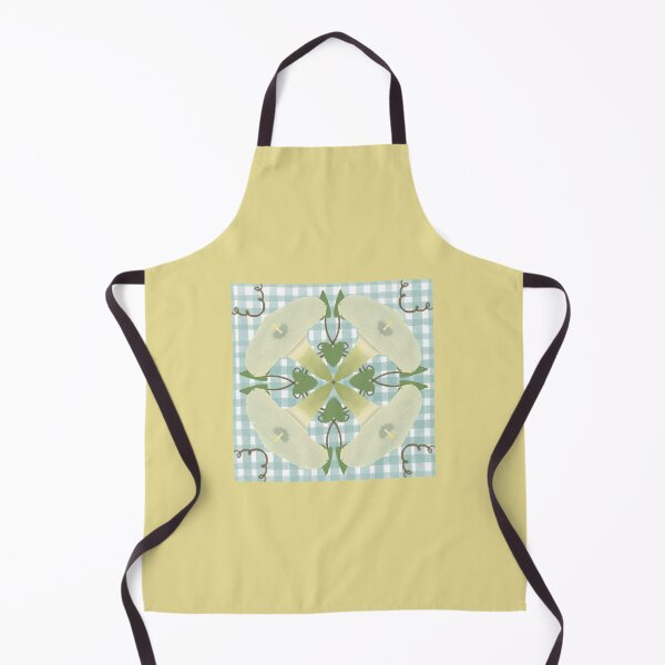 Item preview, Morning Glory Gingham Floral Pattern — Blue Lemon Studio Original Illustration designed and sold by BluelemonStudio.
