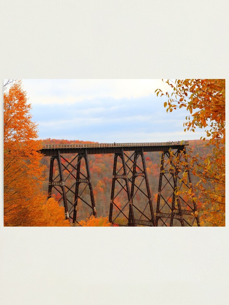 Alternate view of Picturesque Autumn at Kinzua Bridge Photographic Print