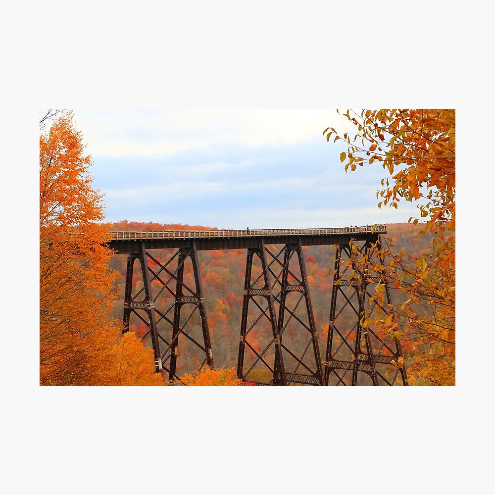 Autumn at Kinzua Bridge Photographic Print