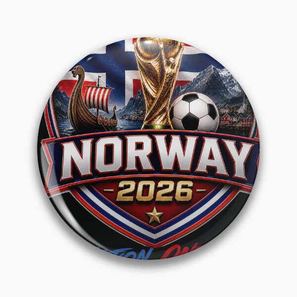 Item preview, Norway 2026 Football  | Heia Norge | Norway Football Pride | Norwegian Fan Tee designed and sold by Huddy-clothes.