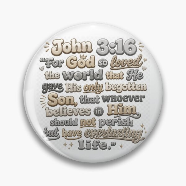 Item preview, For God so Loved the World - John 3:16 - Neutral Version designed and sold by ChristOnYourSleeve.