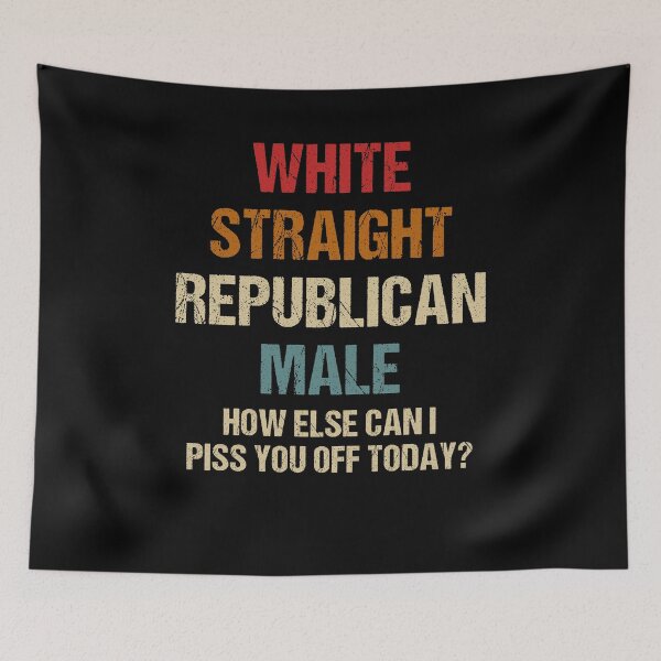 Item preview, White Straight Republican Male Retro designed and sold by Hedoraxe.