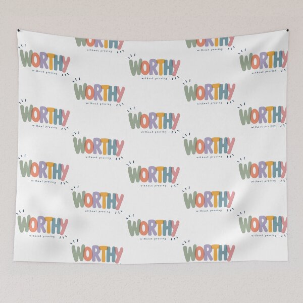 Item preview, WORTHY without Proving designed and sold by EuphoriaWithin.