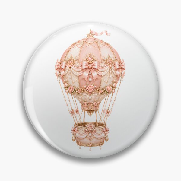 Item preview, coquette hot air balloon designed and sold by looplandger.