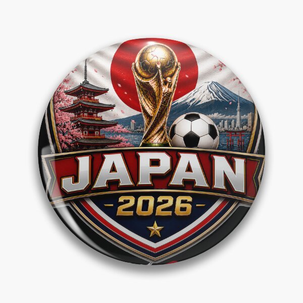 Item preview, Japan 2026 Football fans | Nippon Ganbare | Japan Football Pride | Japanese Soccer Fan Shirt designed and sold by Huddy-clothes.