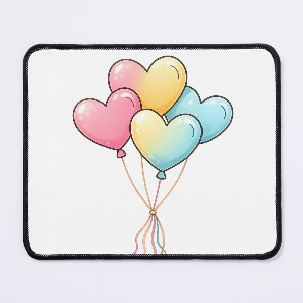 Item preview, Heart Balloon Sticker – Pastel Cute Kawaii Bundle designed and sold by SoftSproutstu.