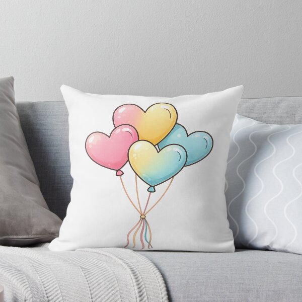 Item preview, Heart Balloon Sticker – Pastel Cute Kawaii Bundle designed and sold by SoftSproutstu.