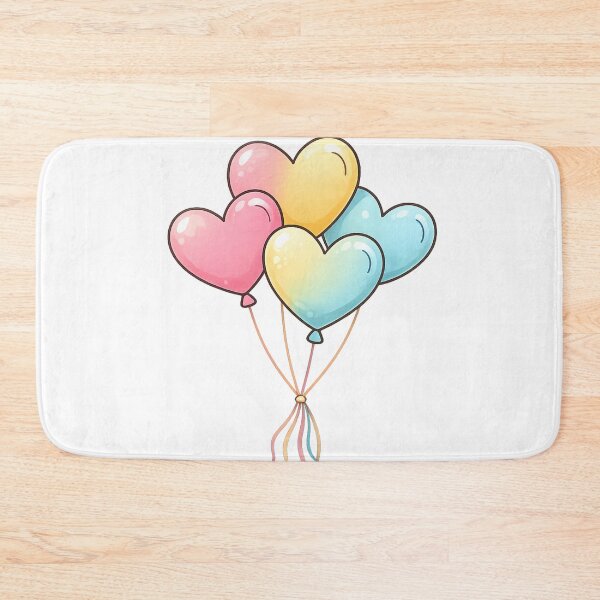 Item preview, Heart Balloon Sticker – Pastel Cute Kawaii Bundle designed and sold by SoftSproutstu.