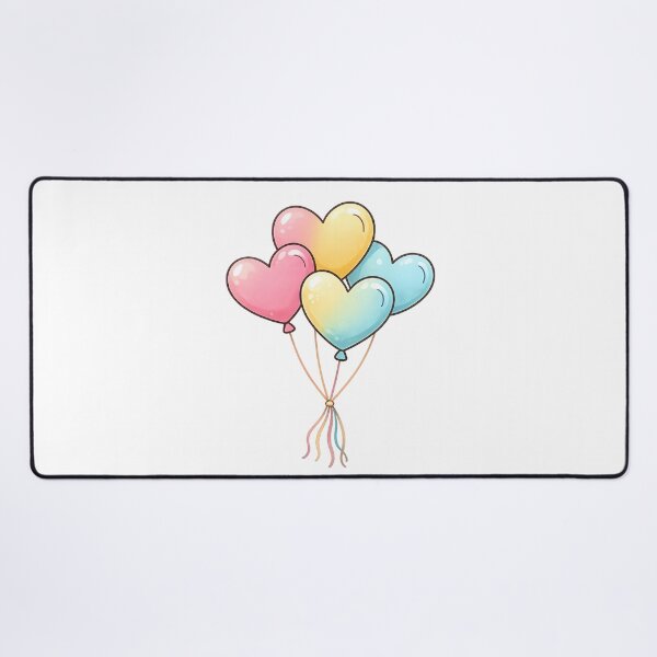 Item preview, Heart Balloon Sticker – Pastel Cute Kawaii Bundle designed and sold by SoftSproutstu.