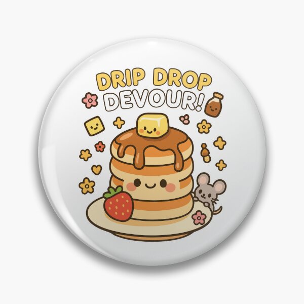 Item preview, Drip Drop Devour Cute Pancake Stack Kawaii designed and sold by Itjung-Room.