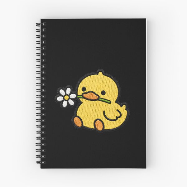 Item preview, Cute Duck Holding a Flower Embroidery Patch designed and sold by ColorSplash123.